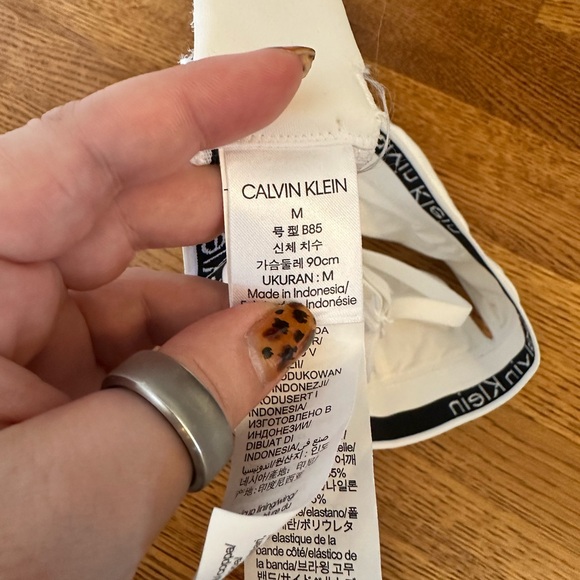 Calvin Klein - Modern Cotton Lightly Lined Triangle Bralette - Picture 3 of 3